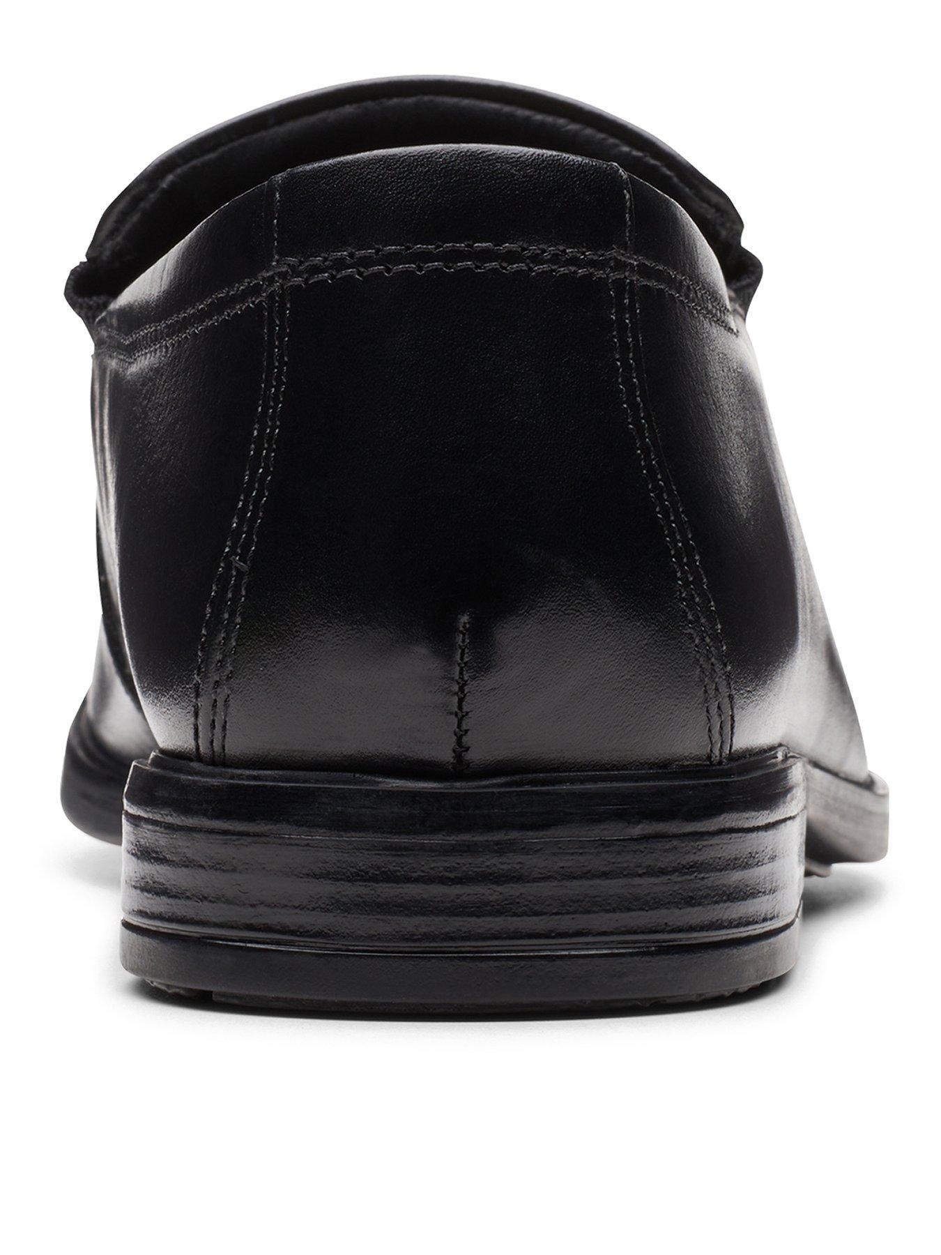 Clarks Howard Edge Formal Slip On Shoes - Black | very.co.uk