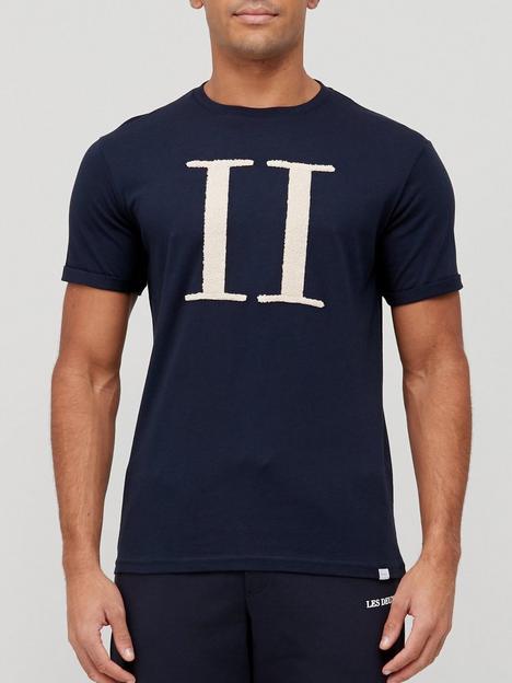 les-deux-encore-boucle-logo-t-shirt-navy