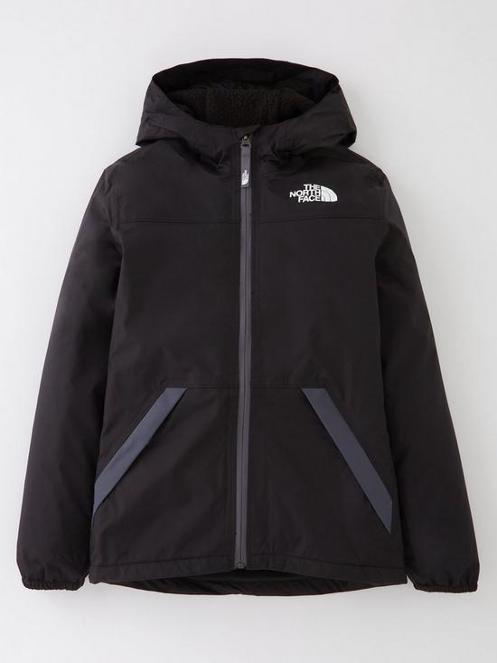 THE NORTH FACE Youth Girls Warm Storm Rain Jacket - Black | very.co.uk