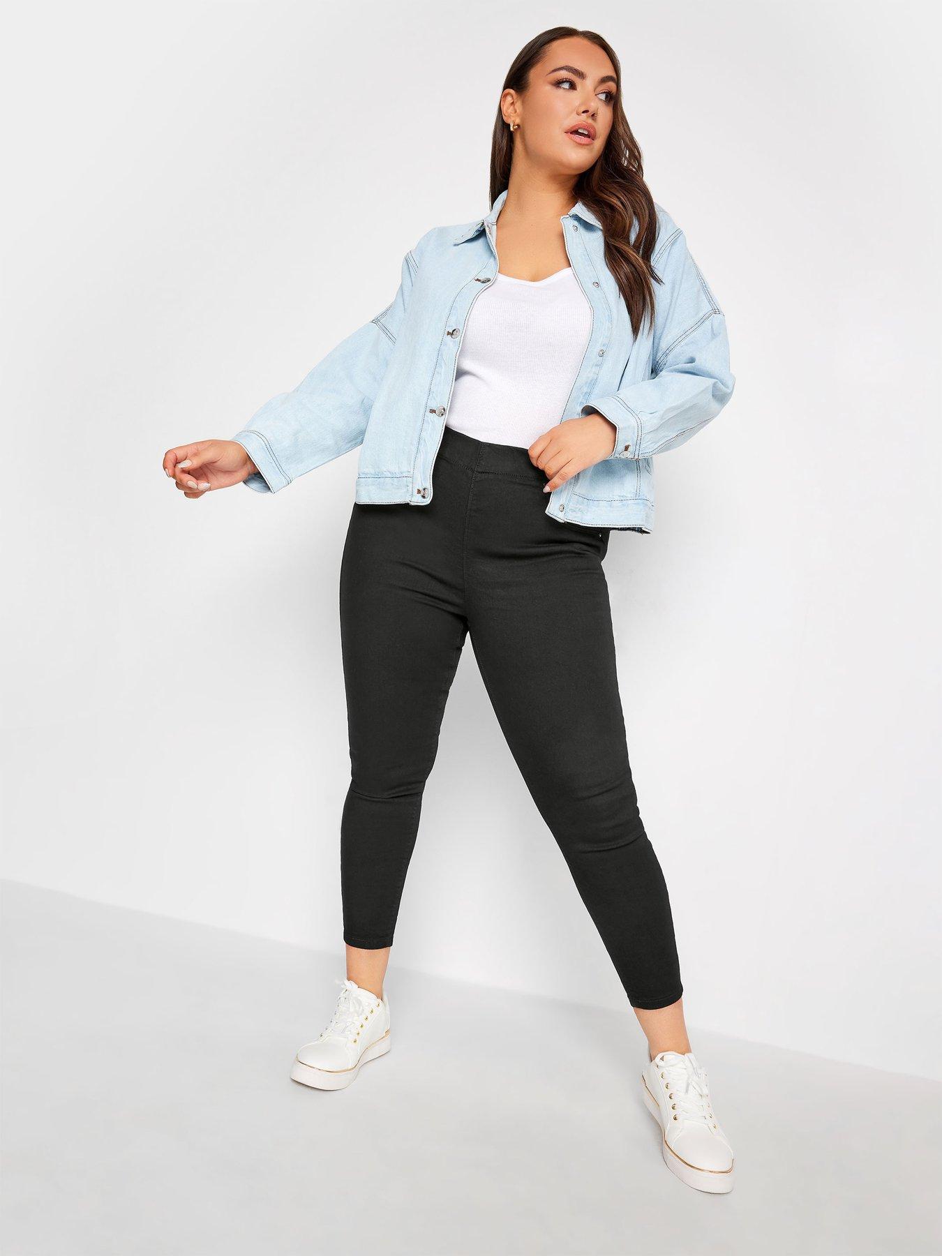 Image 2 of 3 of Yours London Jenny Jegging -&nbsp;Black