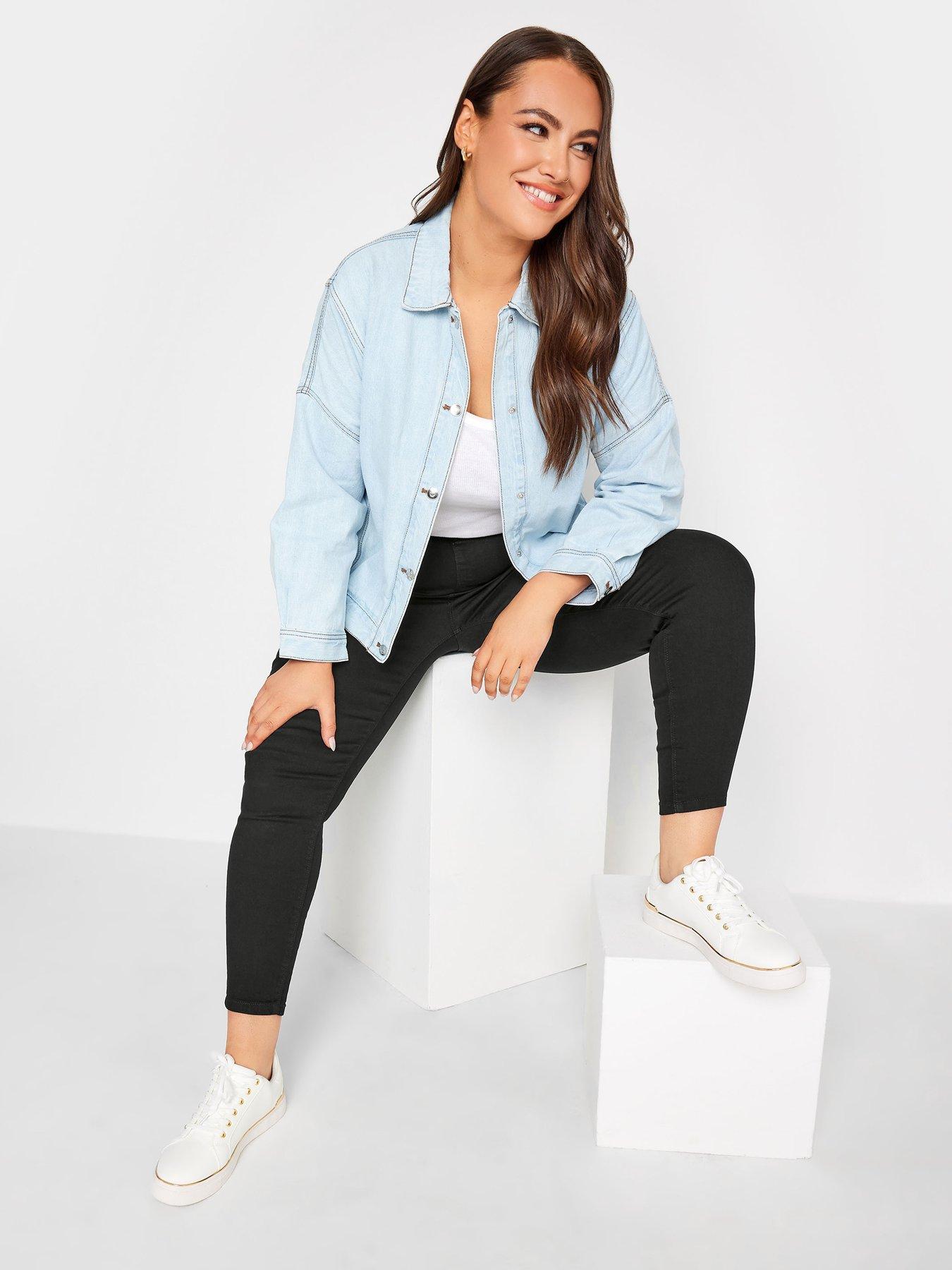 Image 3 of 3 of Yours London Jenny Jegging -&nbsp;Black