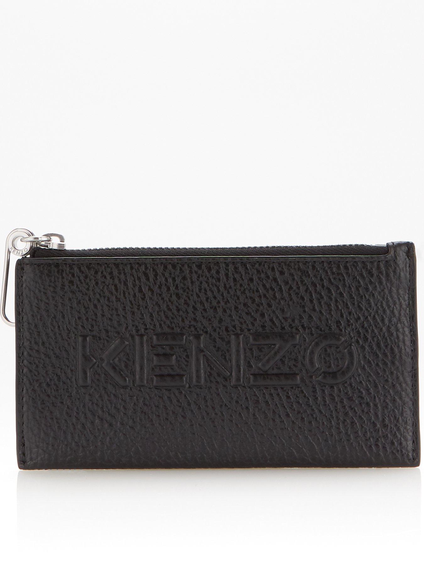 Kenzo Zip Top Card Holder - Black