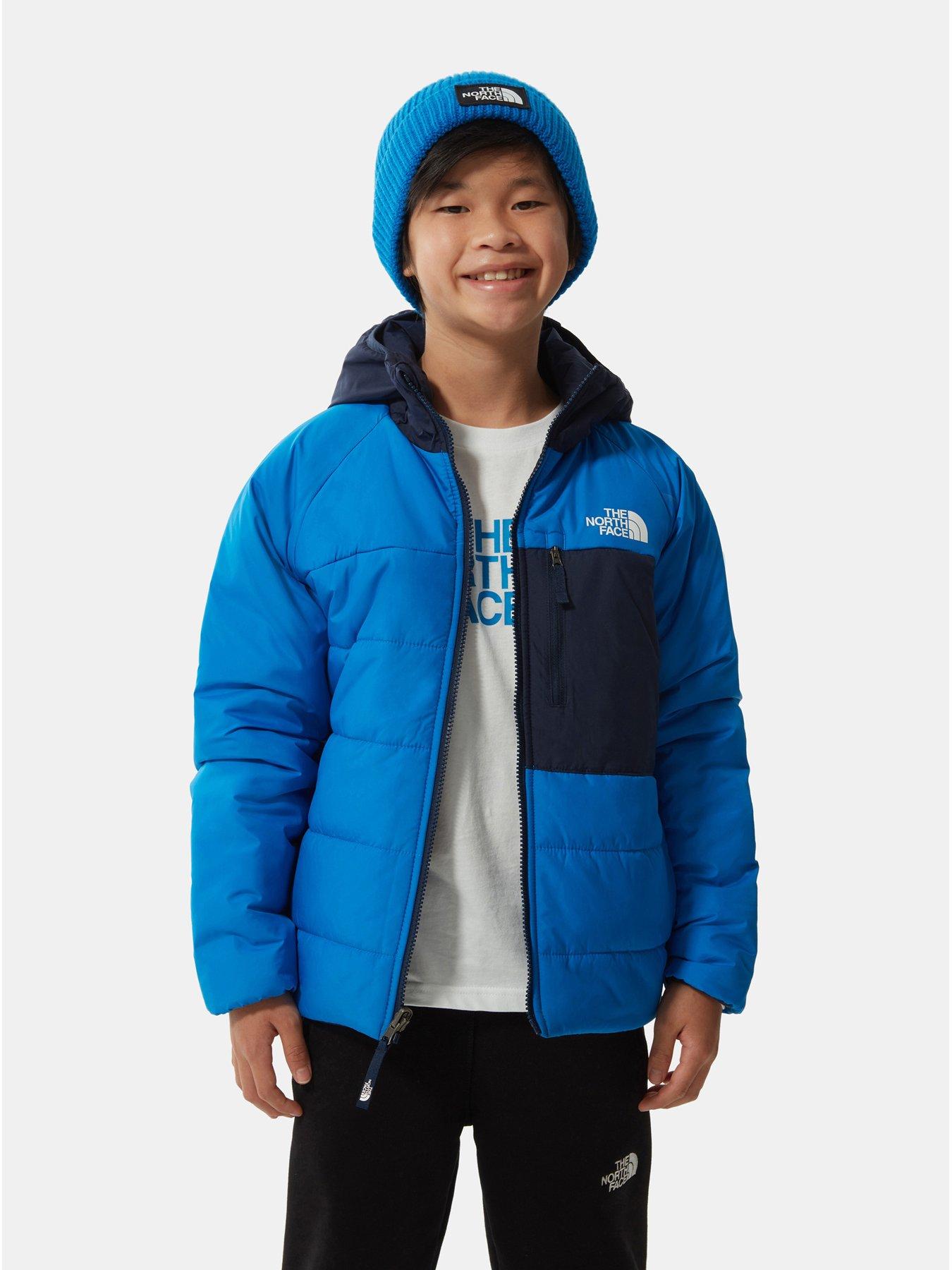 THE NORTH FACE Youth Boy's Reversible Perrito Insulated Jacket Blue very.co.uk