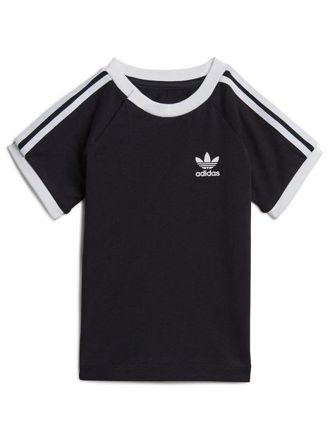 adidas-originals-infant-unisex-3-stripe-t-shirt-black