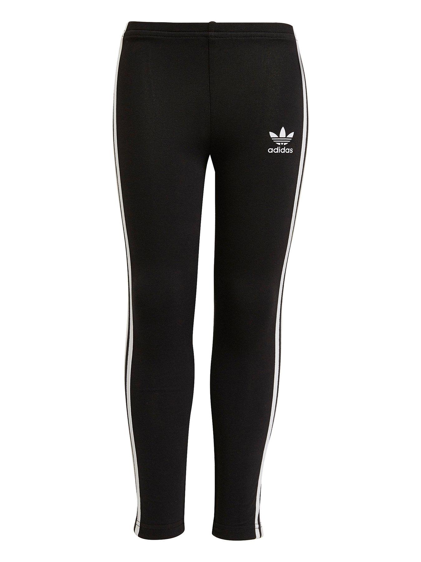 adidas Originals Kids Girls Leggings - Black/White