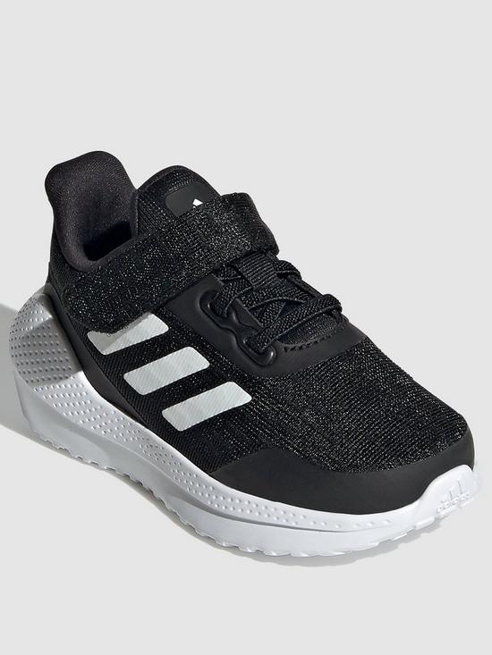 front image of adidas-infant-unisex-eq21-run-el-trainers-blackwhite