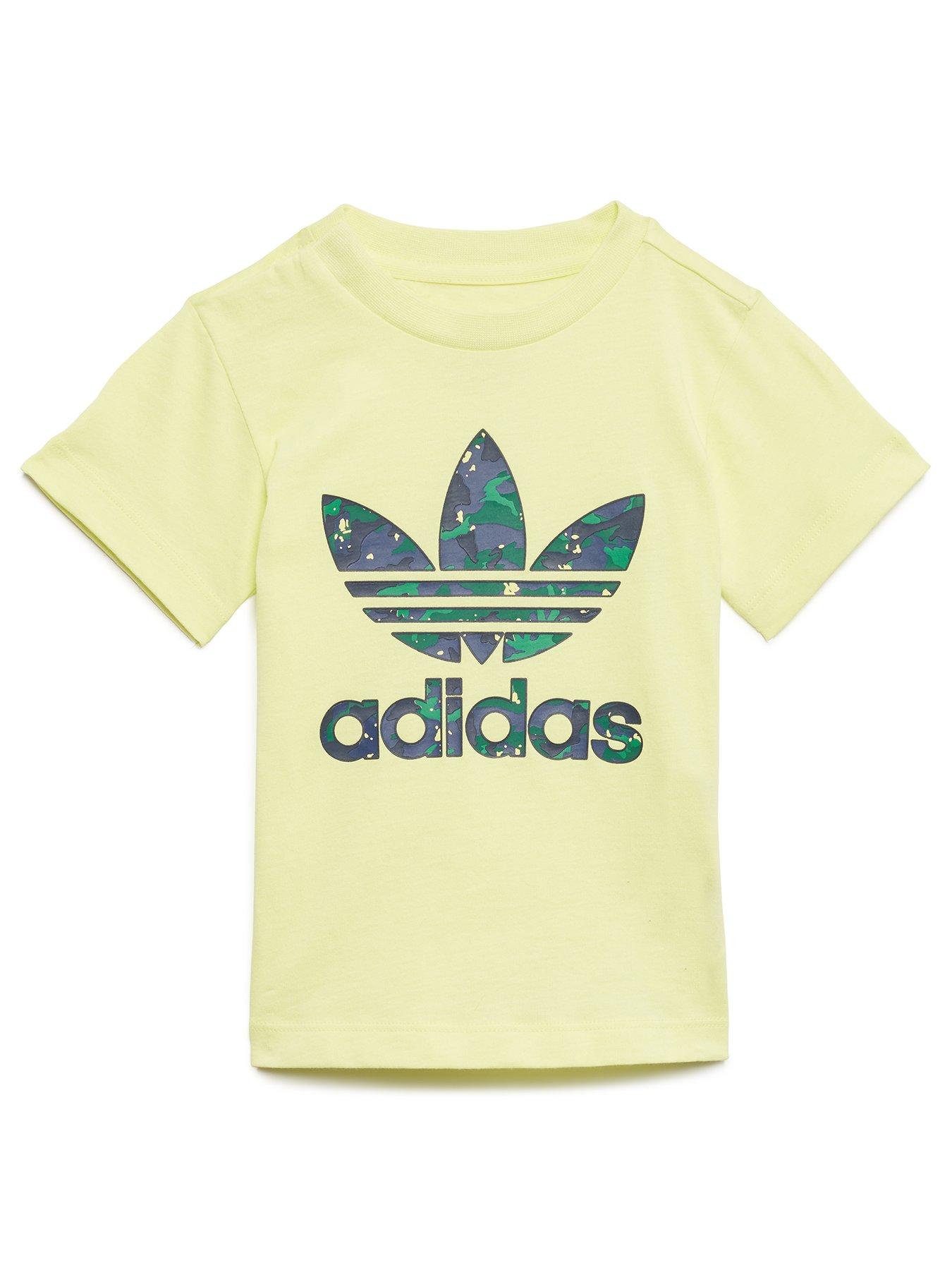 yellow adidas clothes