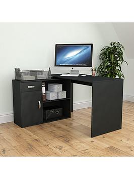 Product photograph of Vida Designs Longton Adjustable Computer Desk from very.co.uk