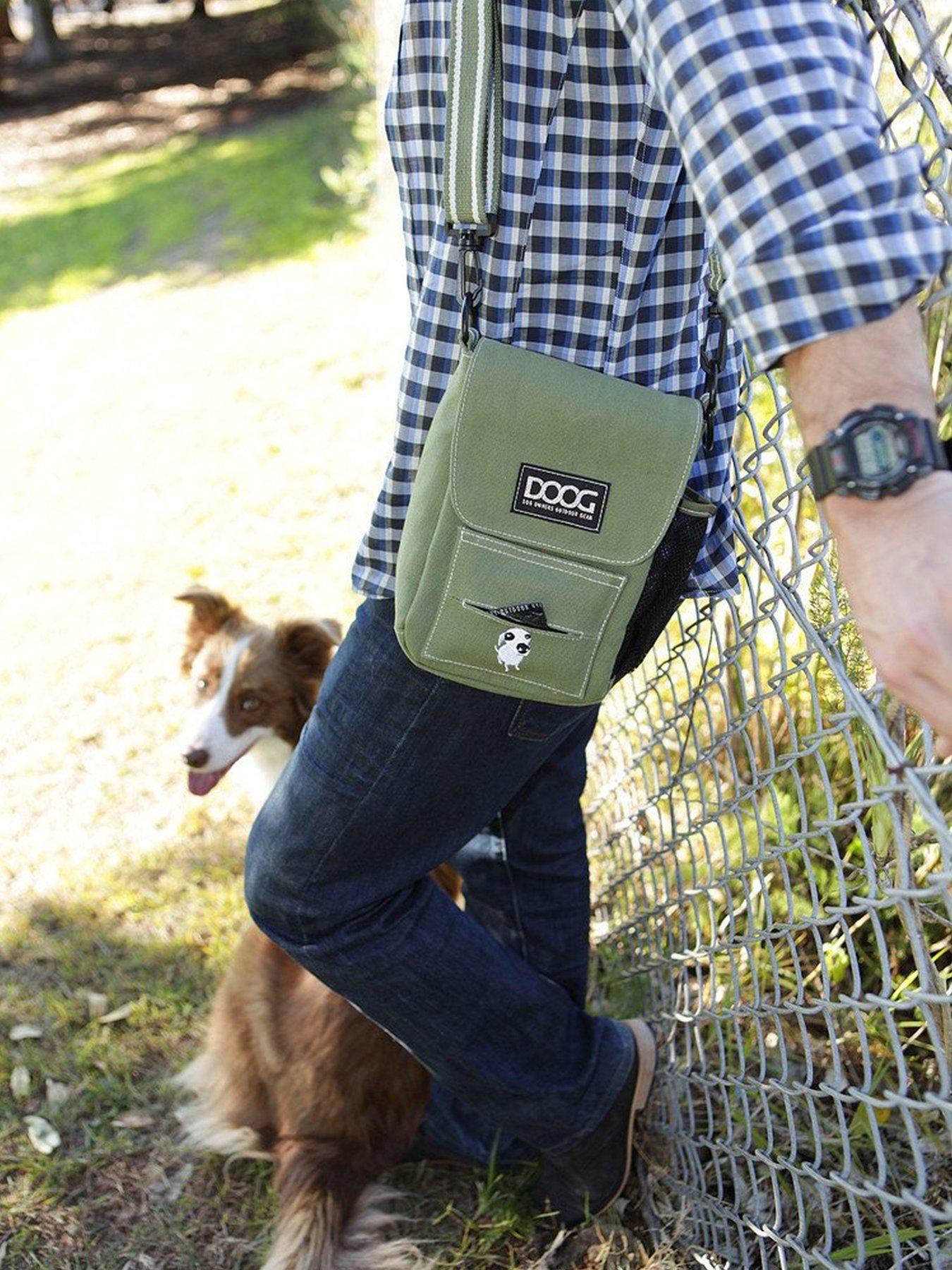 Doog Dog Walking Shoudler Bag Green very