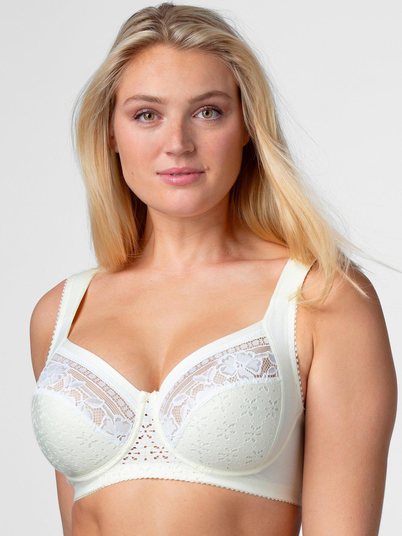  Underwired Cotton Lined Cup Bra - Champagne