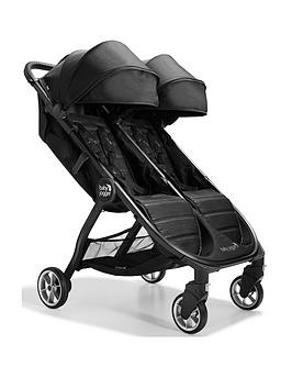 Baby Jogger City Tour 2 Double Pushchair - Pitch Black