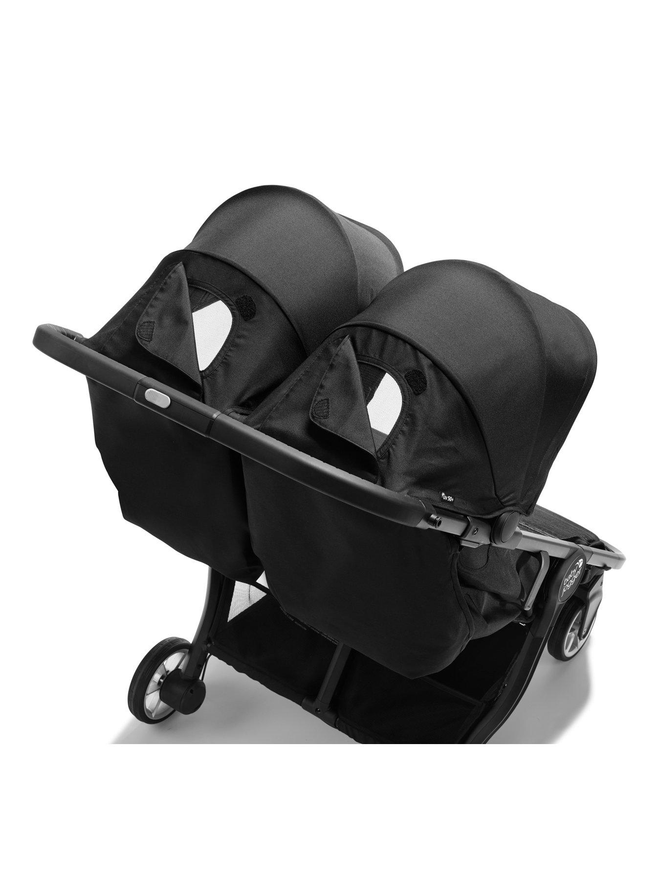 Baby Jogger City Tour Double Pushchair Pitch Black Very