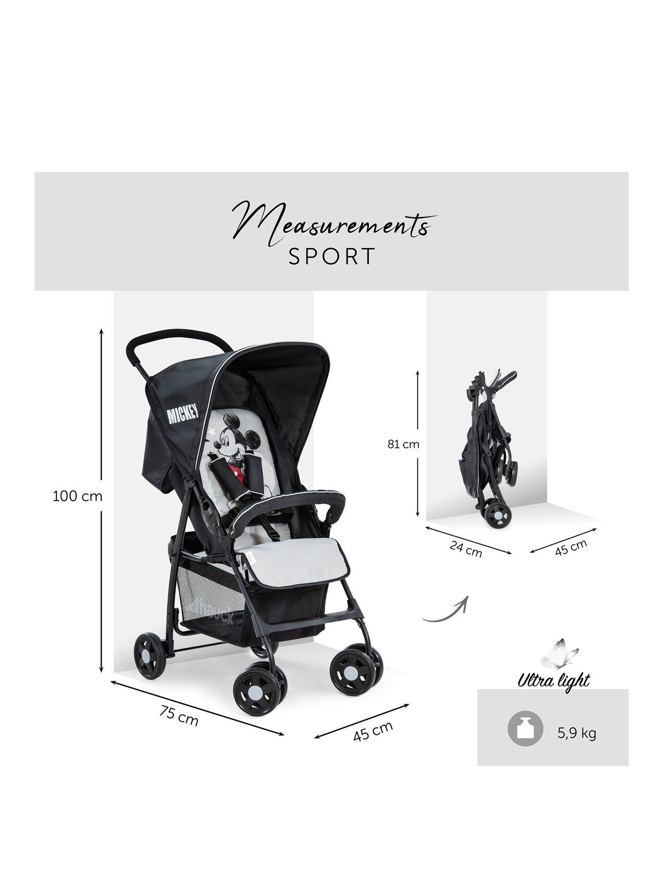 How to fold hot sale mickey mouse stroller