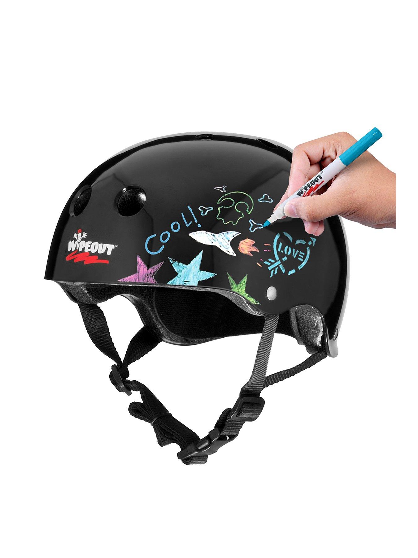 Image 1 of 8 of Wipeout Helmet&nbsp;- Black, Age&nbsp;5+