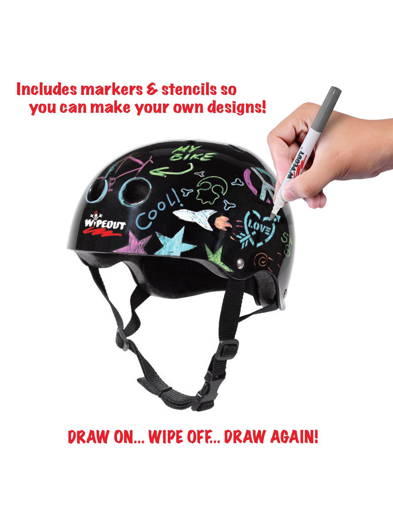 Image 3 of 8 of Wipeout Helmet&nbsp;- Black, Age&nbsp;5+