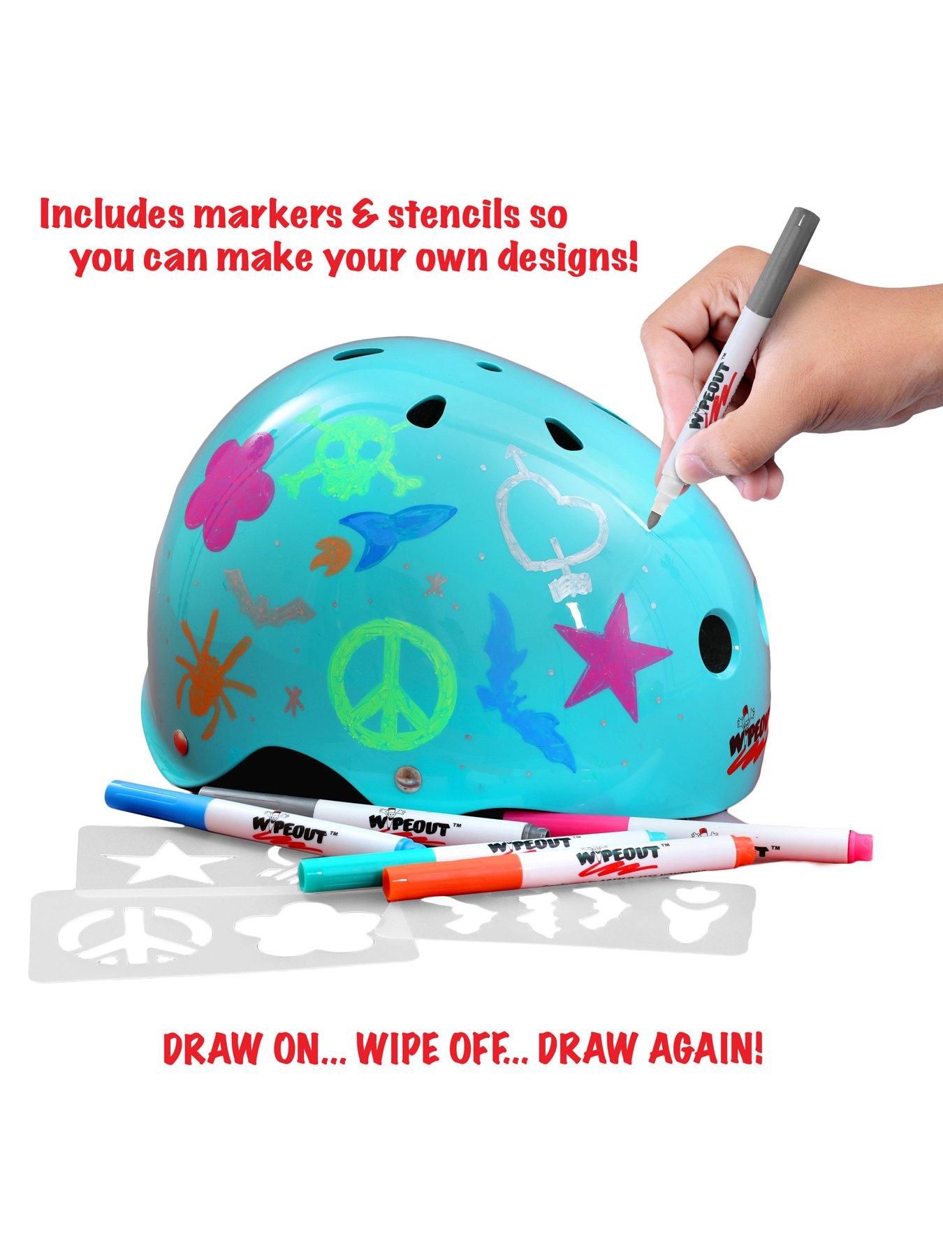 Wipeout dry erase helmet on sale teal