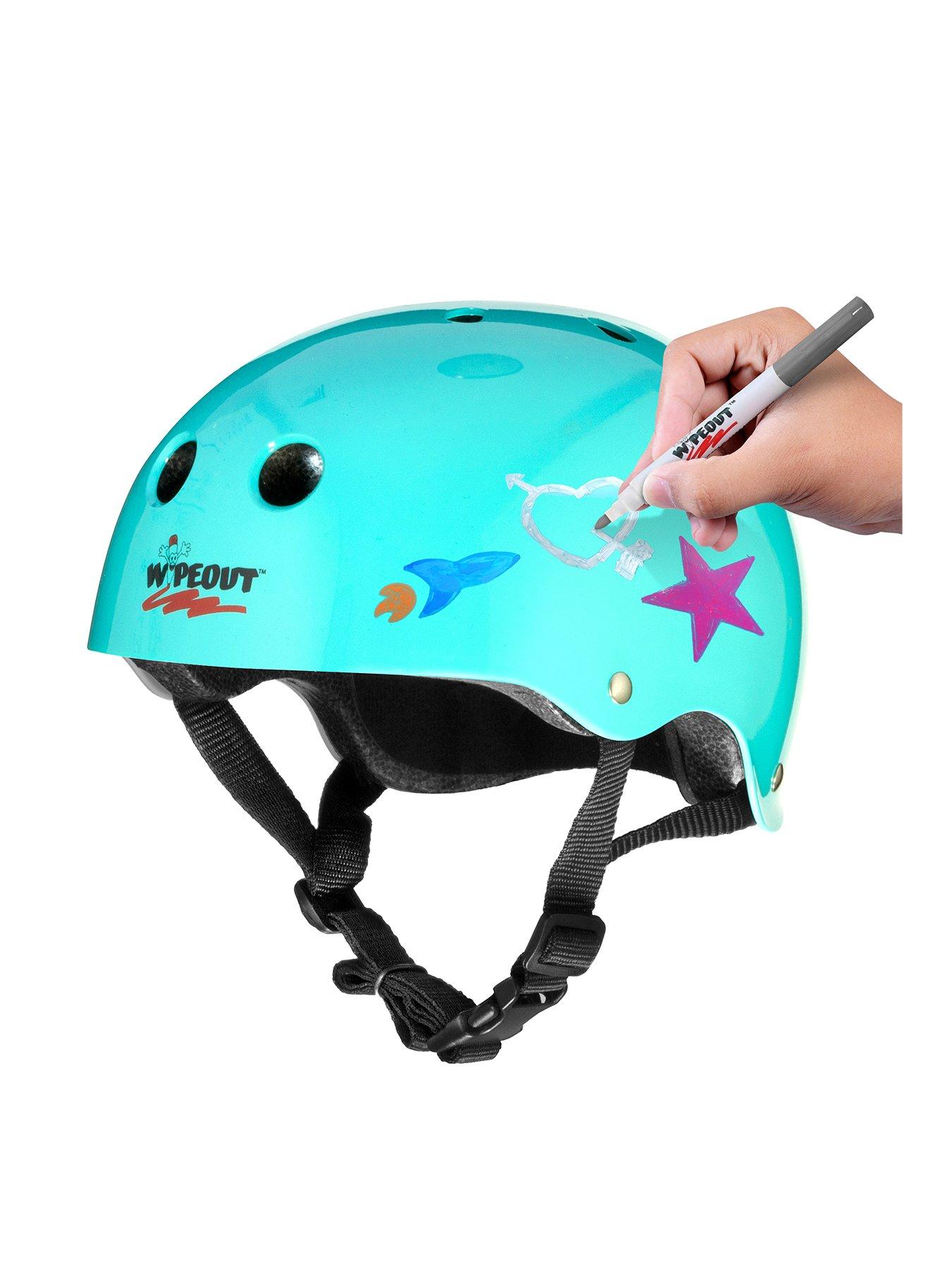 Image 1 of 8 of Wipeout Helmet - Teal Blue, Age&nbsp;8+