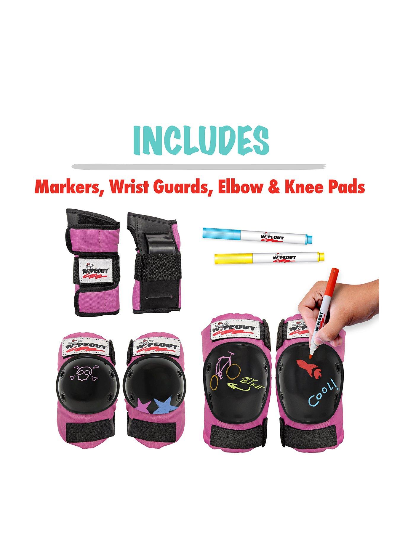 Image 2 of 8 of Wipeout Protective Pad Set - Neon Pink