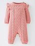 mini-v-by-very-baby-girls-knitted-cable-romper-pinknbspfront