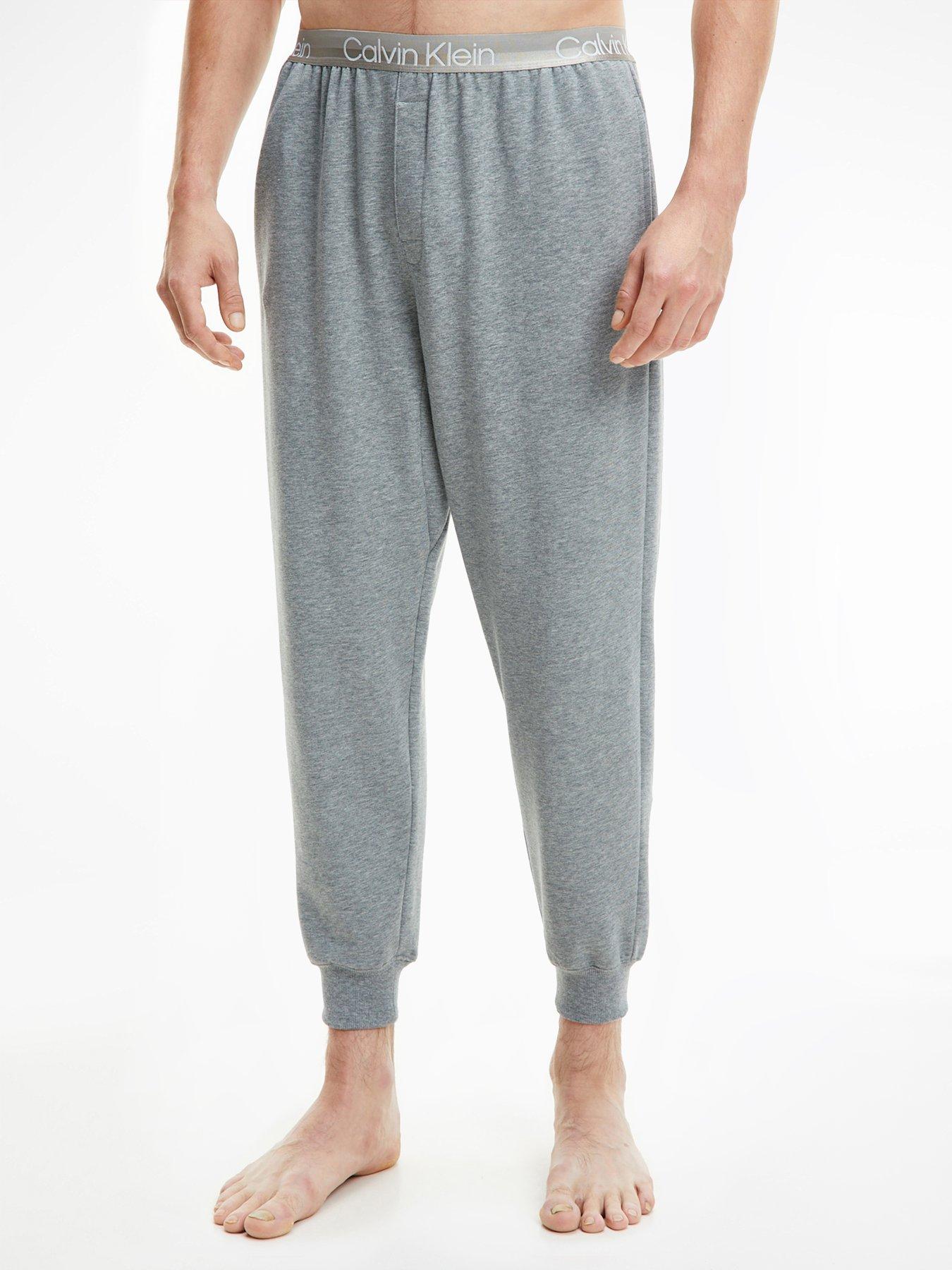 Grey calvin sale klein joggers mens