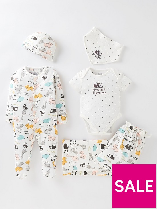 front image of mini-v-by-very-baby-unisex-organic-6-piecenbspgift-set-multi
