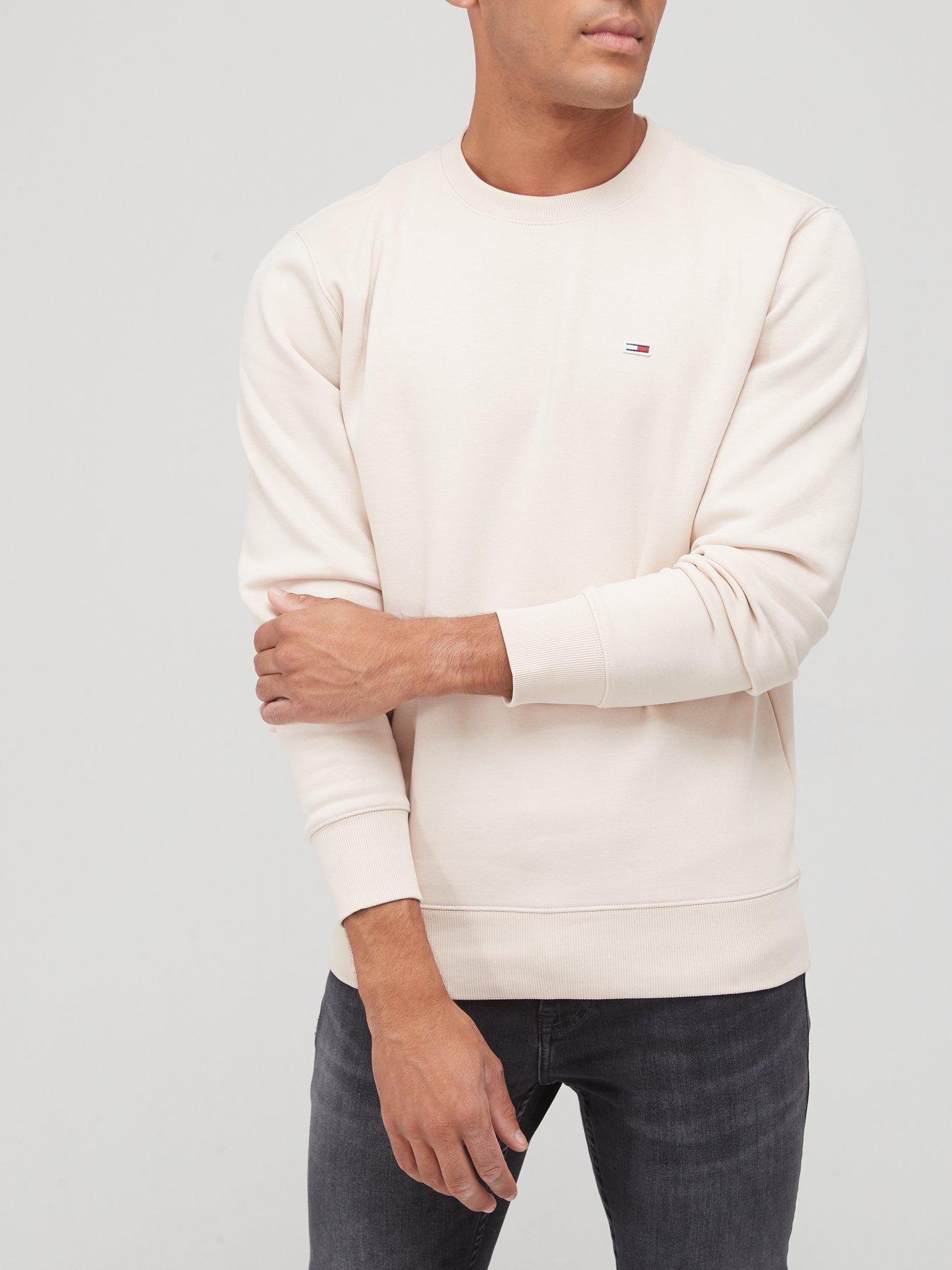 tommy jeans regular fleece moletom com capuz