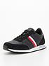 tommy-hilfiger-runner-lo-leather-mixnbsptrainers-blackfront