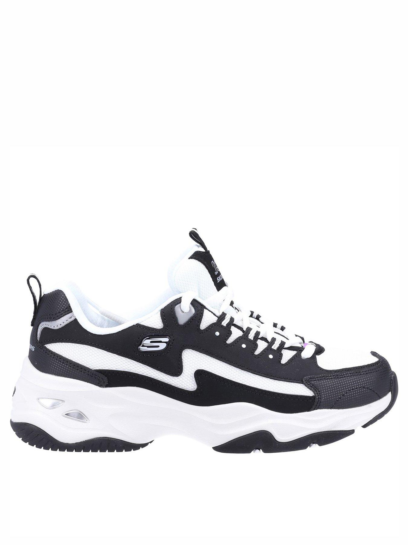 Skechers D lites 4.0 Wavy Qtr Overlay Mesh Underlay Lace up