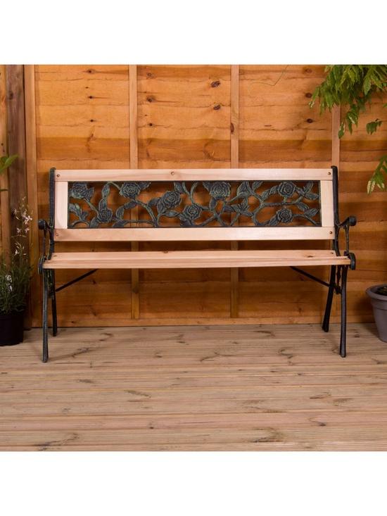 stillFront image of garden-vida-rose-stylenbspgarden-bench