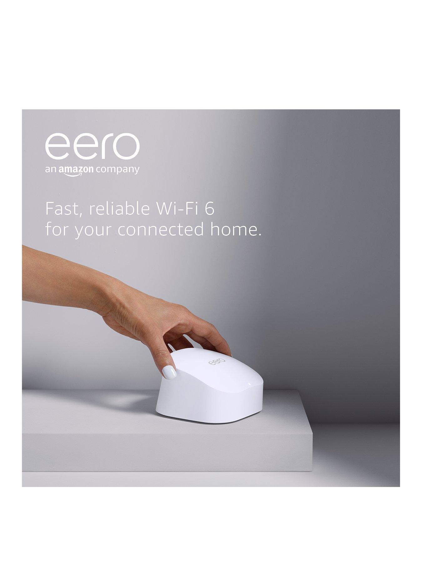 Amazon Eero 6 Dual-Band Mesh Wi-Fi 6 Router, With Built-in Zigbee Smart ...