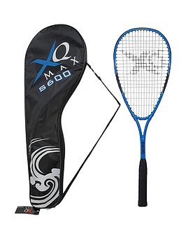Xq Max S600 Squash Racket, With Strong Padded Carry Bag|