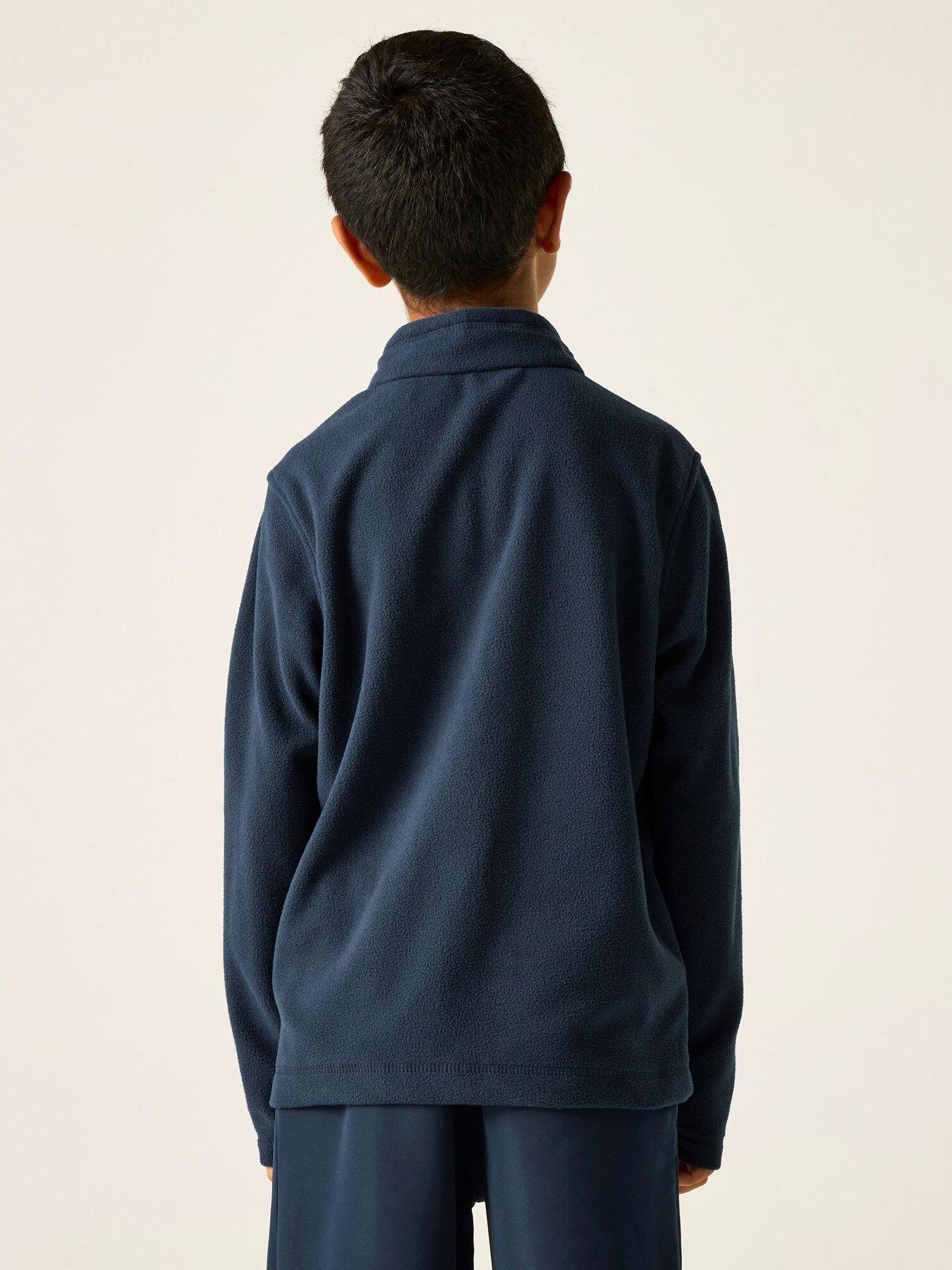 Image 3 of 7 of Regatta Kids Hot Shot Ii 1/4 Zip Fleece - Navy