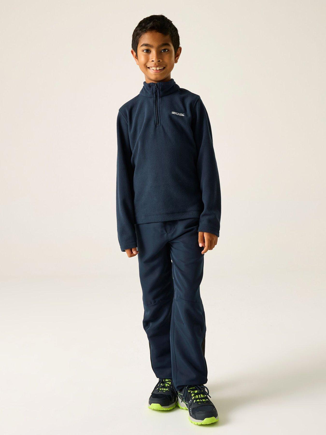 Image 4 of 7 of Regatta Kids Hot Shot Ii 1/4 Zip Fleece - Navy