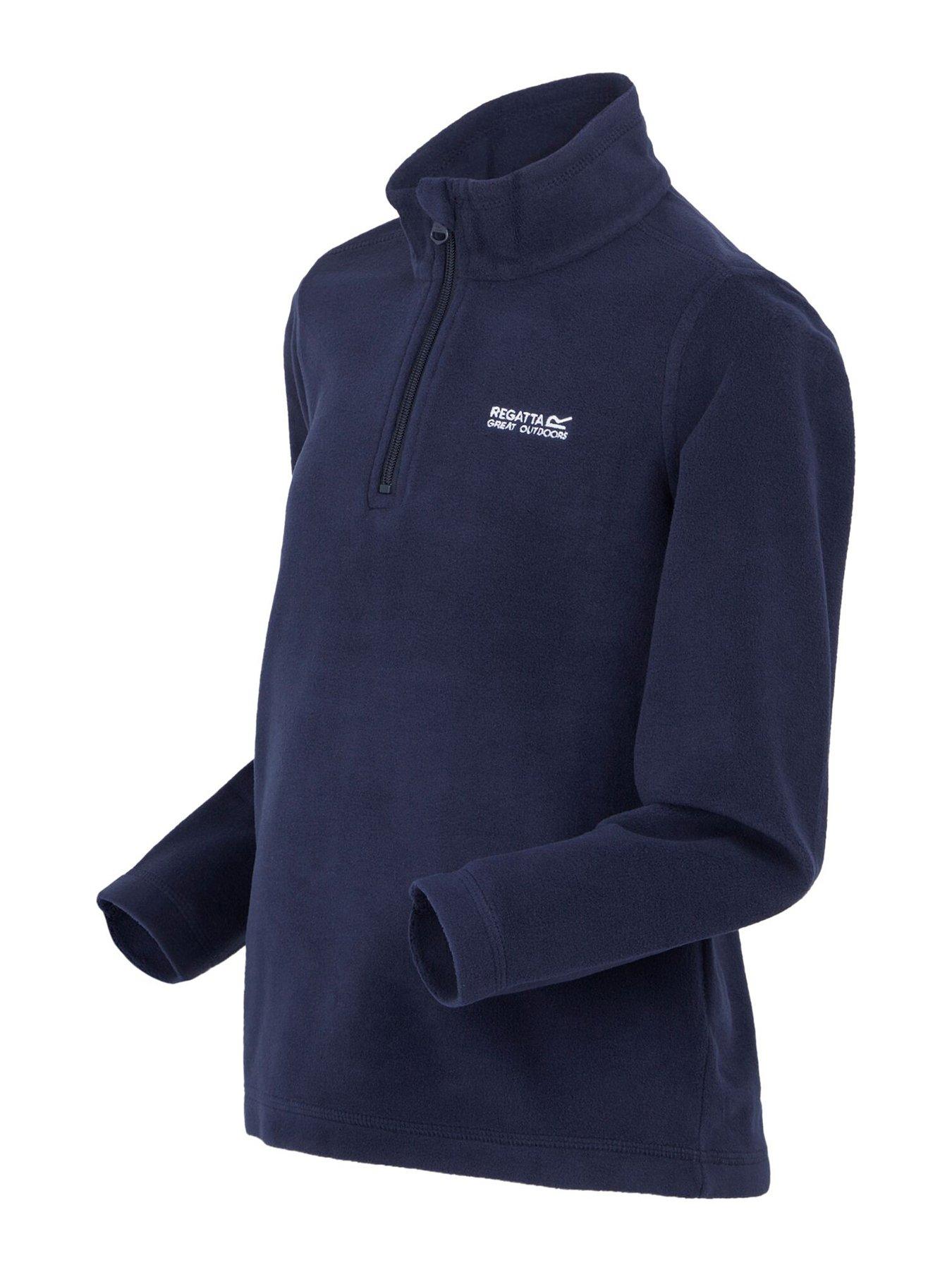 Image 6 of 7 of Regatta Kids Hot Shot Ii 1/4 Zip Fleece - Navy
