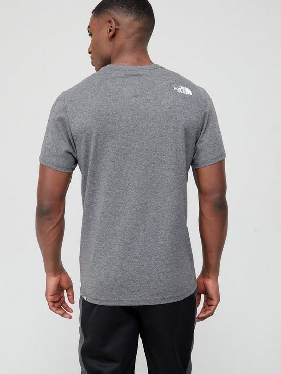 stillFront image of the-north-face-never-stop-exploring-t-shirt-medium-grey-heather