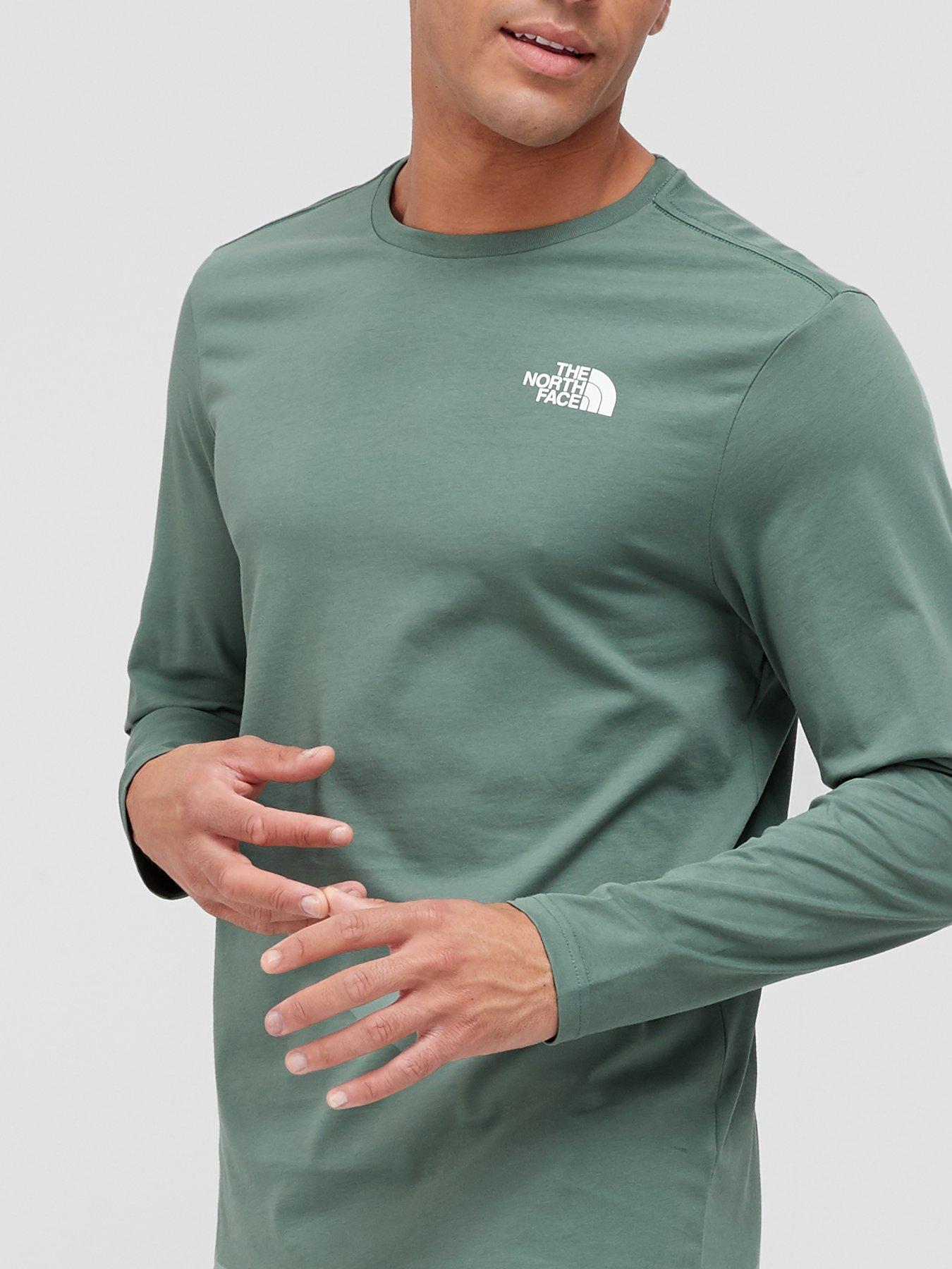 Men Long Sleeve Easy T-shirt - Khaki
