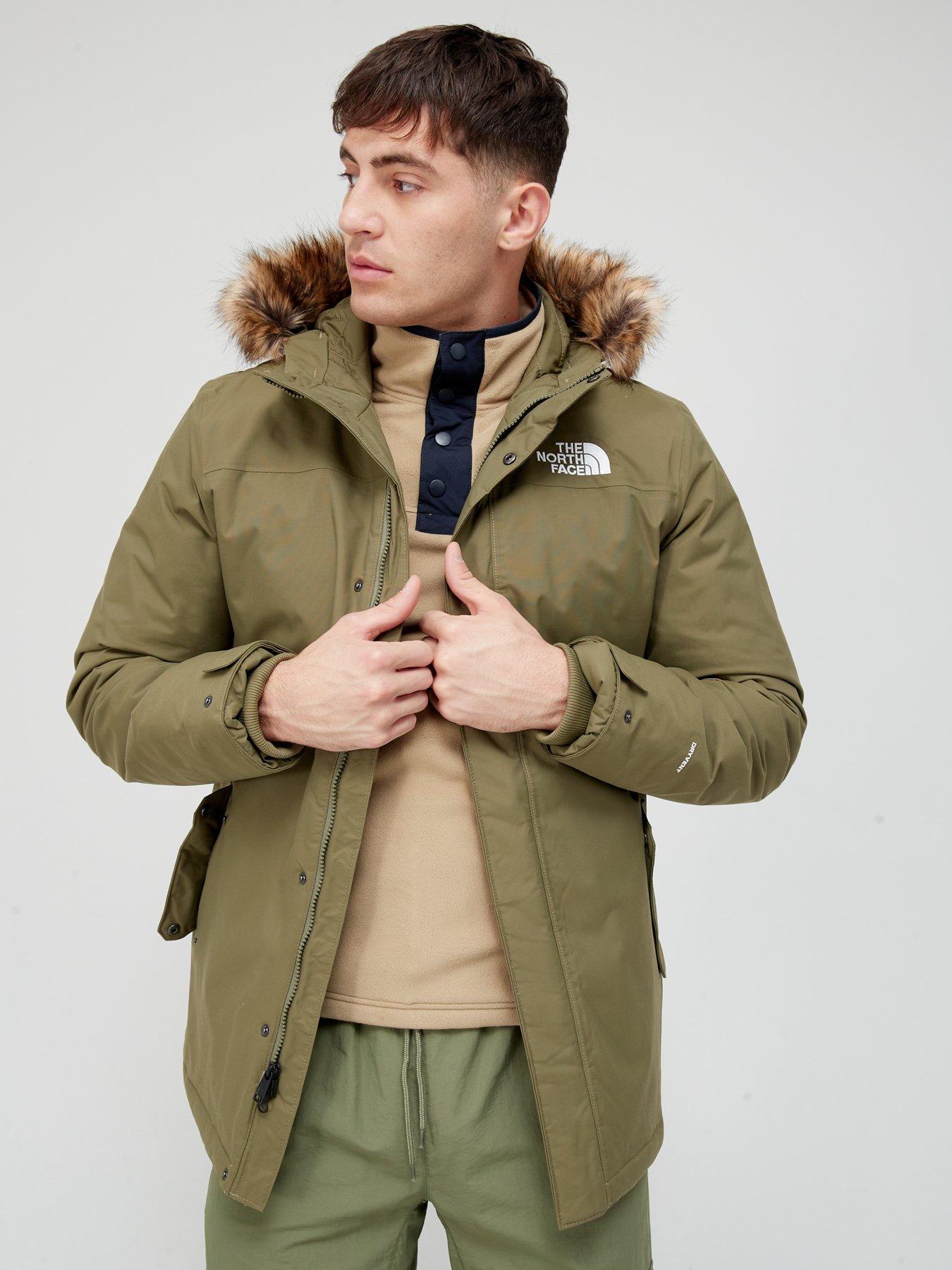north face khaki parka