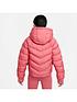  image of nike-g-nsw-synthetic-fill-hooded-jacket-pinkwhite