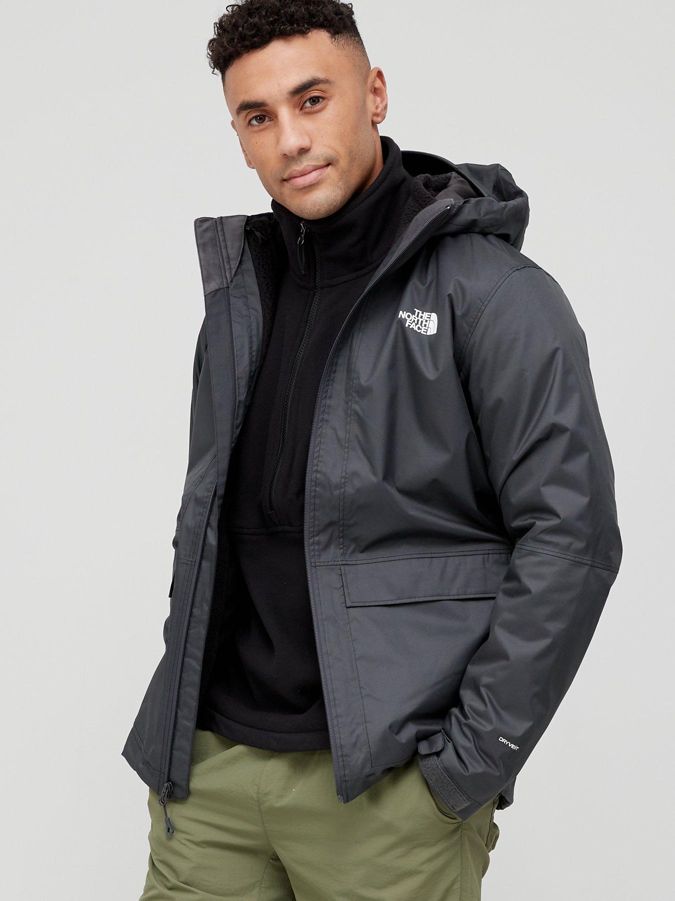 Men New Fleece Inner Triclimate Jacket - Dark Grey