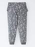  image of mini-v-by-very-girls-essentials-star-jogger-grey