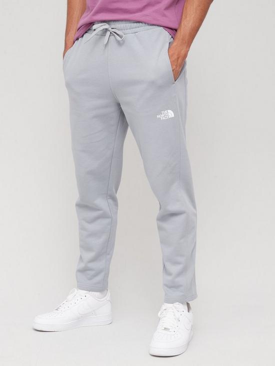 front image of the-north-face-standard-joggers-grey