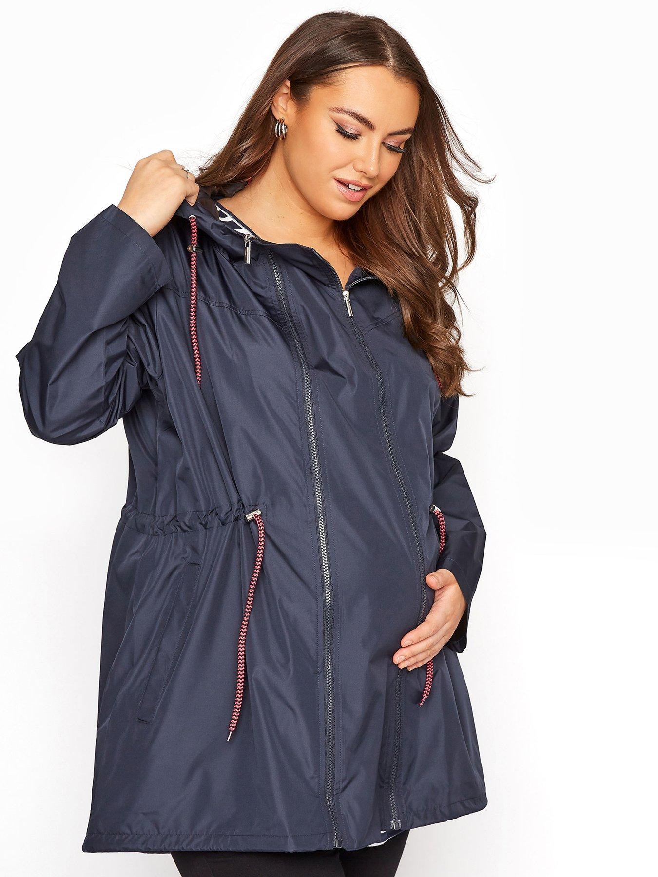 Coats & Jackets Yours Maternity Bump It Up Pocket Parka - Navy