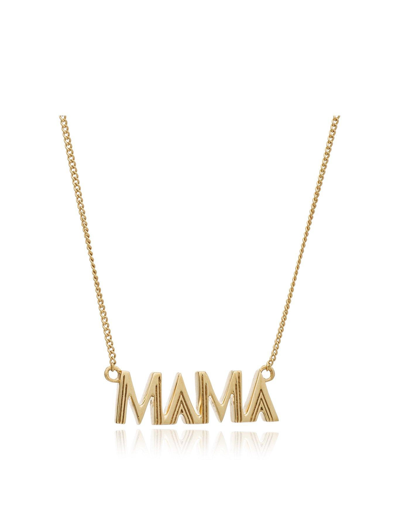 Diamond on sale mama necklace