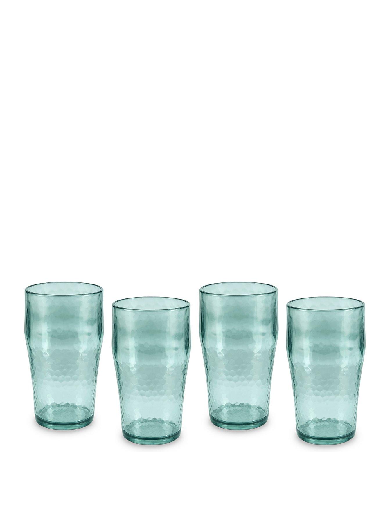 Tower Fresco Set of 4 Acrylic Beer Glasses very.co.uk