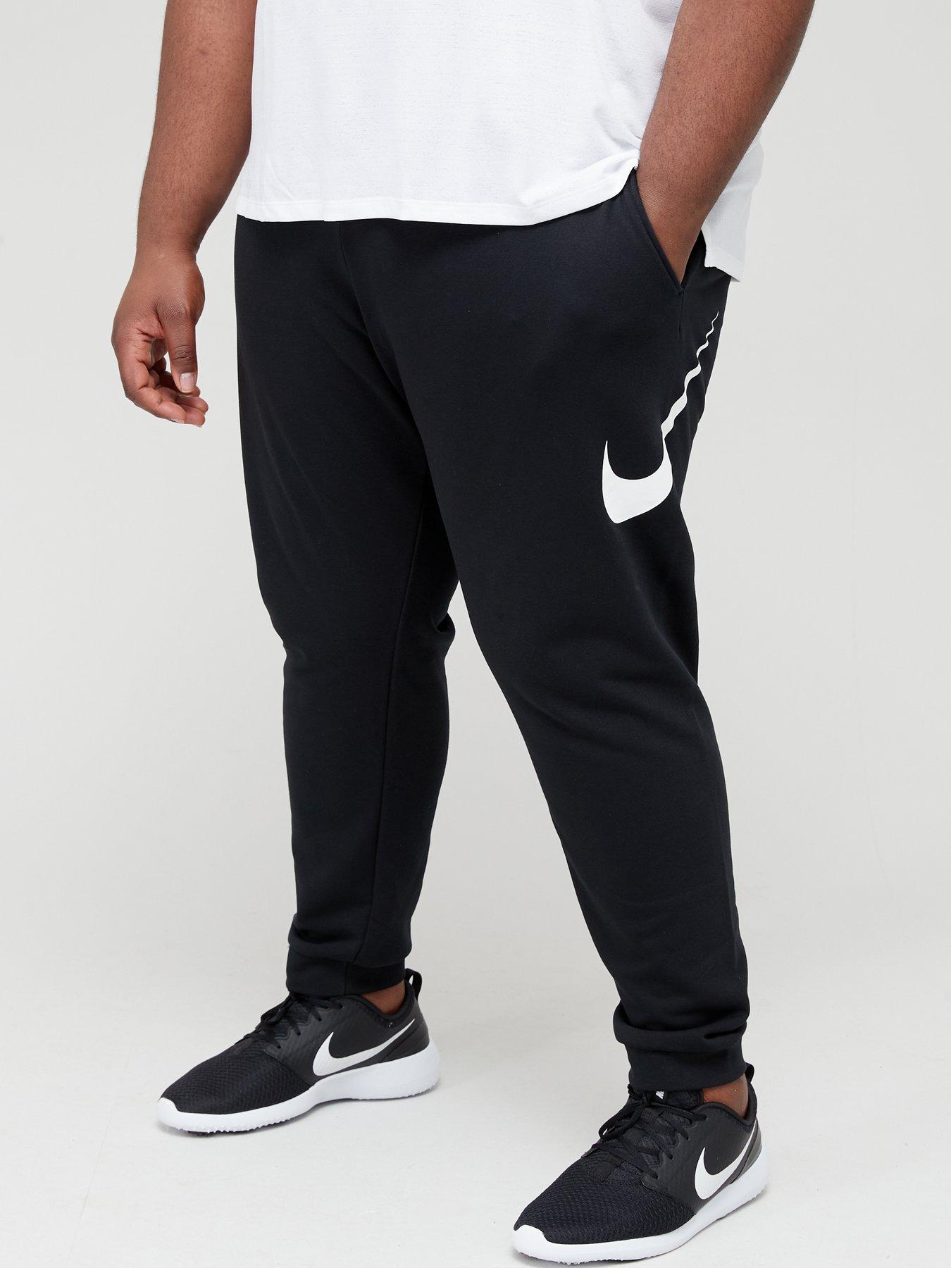 Nike Train Plus Size Dri FIT Taper Swoosh Pants Black very