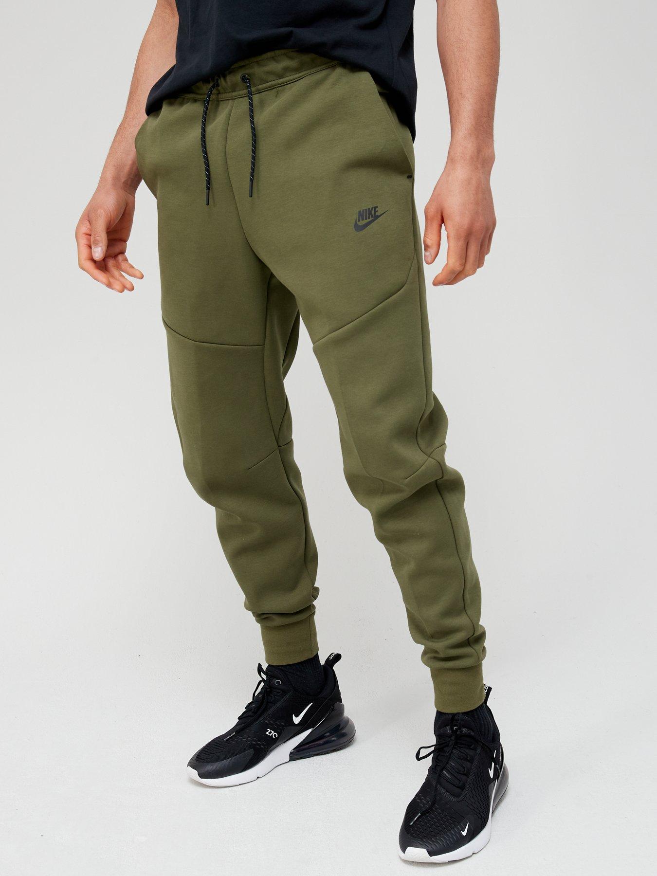 green tech fleece joggers