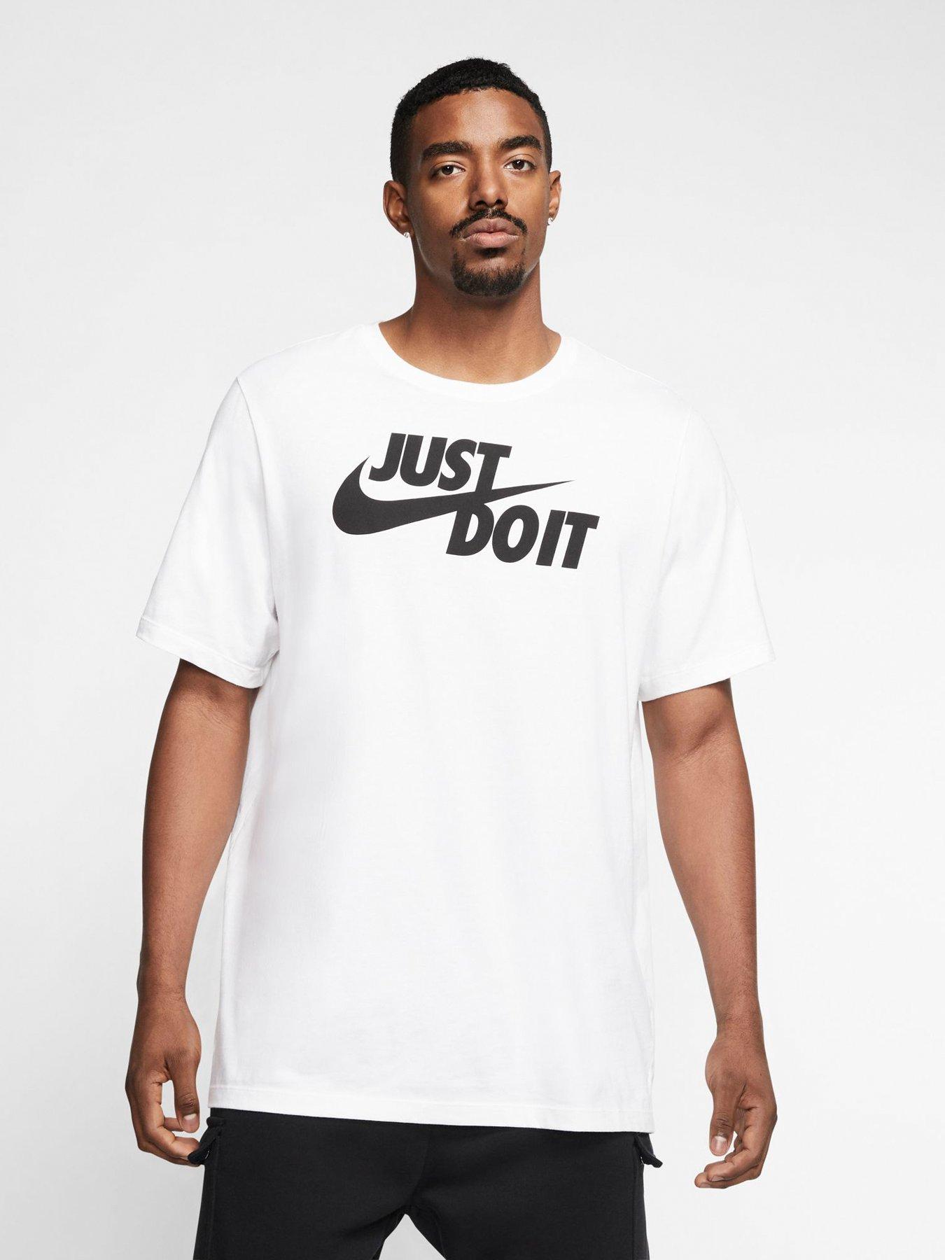  Plus Just Do It T-Shirt - White/Black