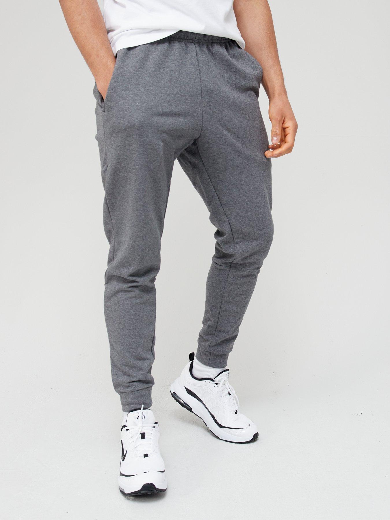 Nike Train Dri-FIT Fleece Taper Pants - Dark Grey