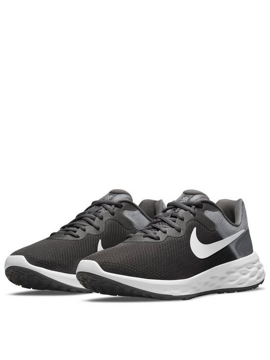 Nike Revolution 6 - Dark Grey/White | very.co.uk