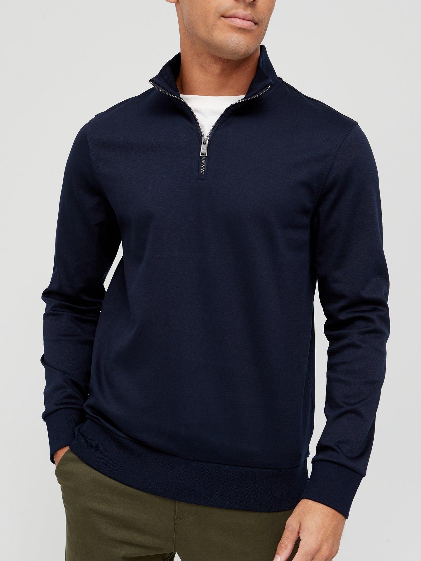 Hoodies & Sweatshirts Sidney Quarter Zip Sweat - Dark Blue
